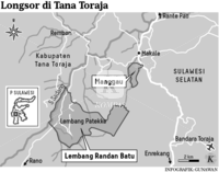 Grafik: Longsor di Tana Toraja